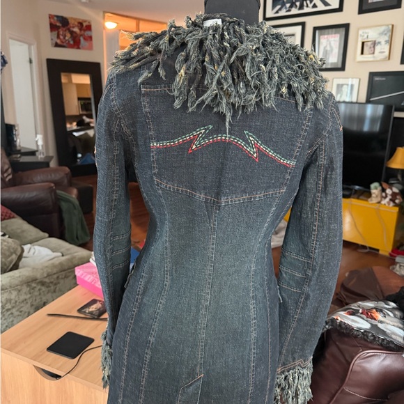 Parasuco vintage Y2K denim trench meets Penny Lane - Picture 6 of 10